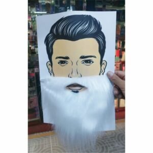 BARBA ARTIFICIAL BLANCA - NEGRA