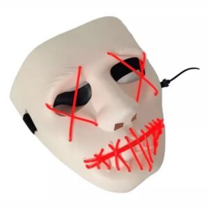 MÁSCARA LED ROSTRO BLANCO